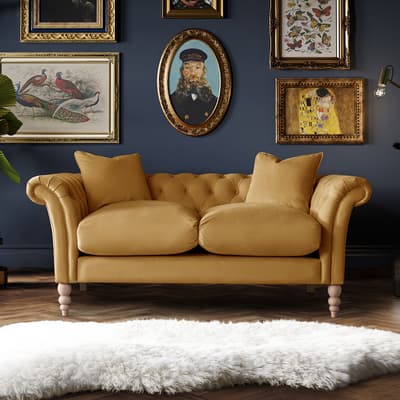 SAVE  £1320 - The Mayfair Medium Sofa, Velvet Ochre