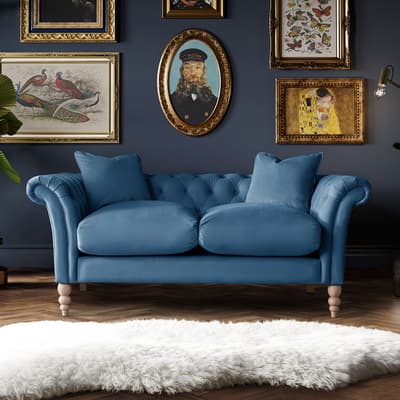 SAVE  £1320 - The Mayfair Medium Sofa, Velvet Sky