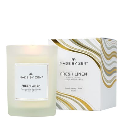 Fresh Linen - Signature 1 Wick Candle 250g