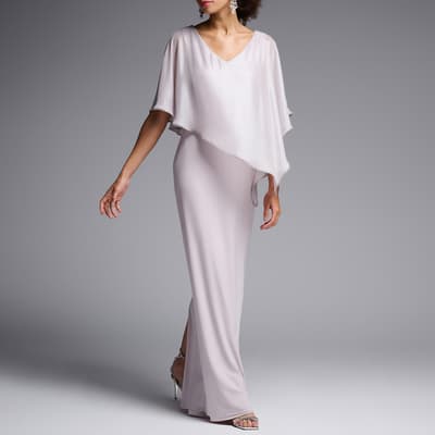 Ecru Flowy Maxi Dress