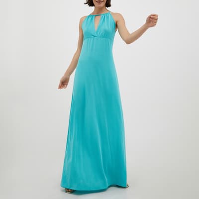 Blue Achillea Maxi Dress