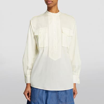 White Koro Cotton Shirt