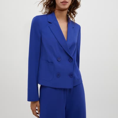 Blue Formato Double Breasted Blazer