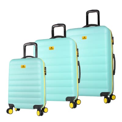 Mint Suitcase Set (3 Pieces)