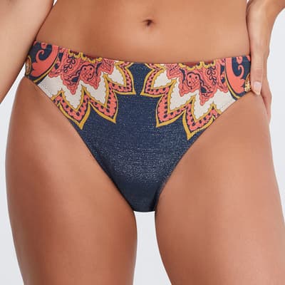 Multi Scarlet Braga Basica Bikini Bottoms 