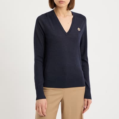 Navy Abiygal Merino Edit Jumper