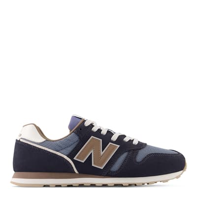 Unisex Navy 373 Classics Trainers