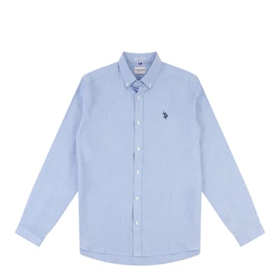 Blue Oxford Cotton Shirt