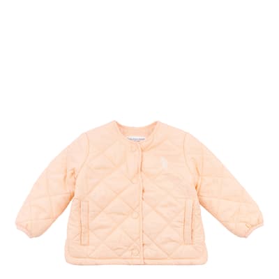 Baby Girl's Pink Quilted Coat