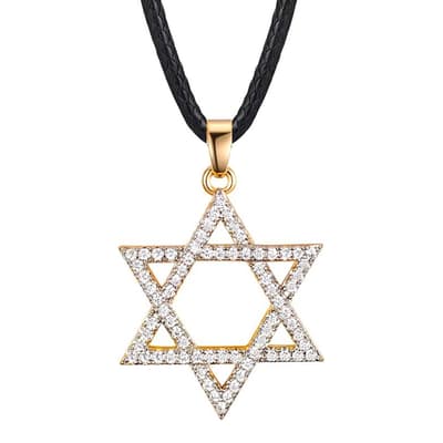 18K Gold Embelisshed Star Necklace