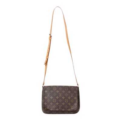 Brown Musette Tango Long Strap Shoulder Bag