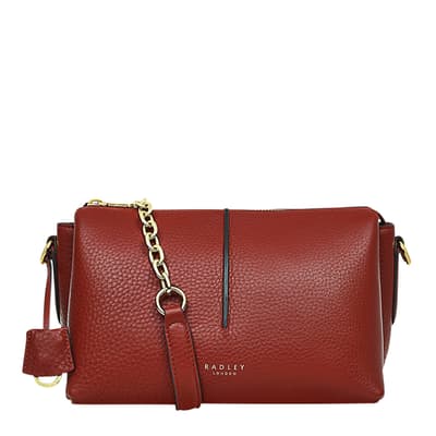 Medium Red Hillgate Place Small Ziptop Crossbody