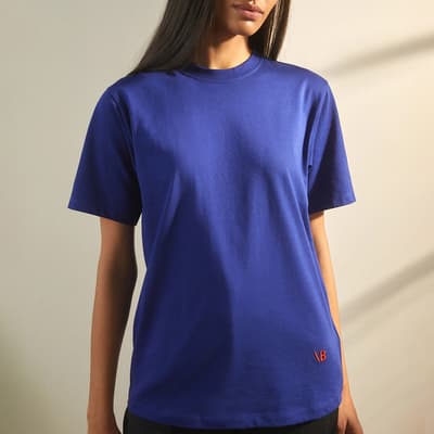 Blue Victoria Cotton T-Shirt