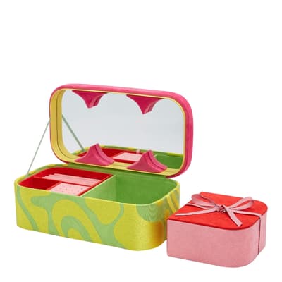 Green/Pink/Yellow Bea Bongiasca Large Jewellery Box