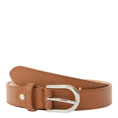 Tan Leather Belt Bag 