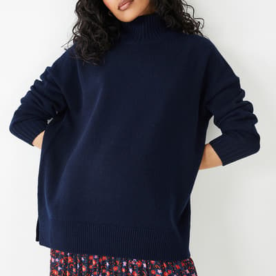 Navy Mila Cashmere Jumper