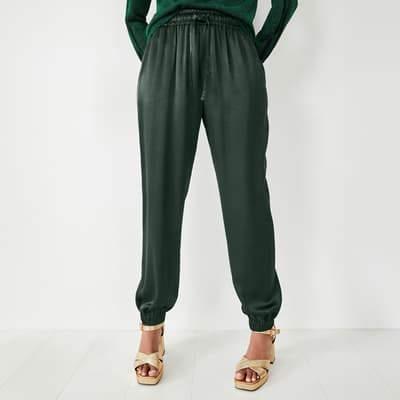 Green Selina Slinky Joggers