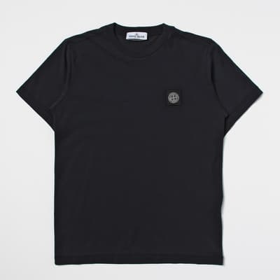 Navy Cotton Jersey T-Shirt