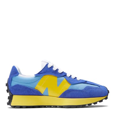 Unisex Blue/Yellow 327 Trainers