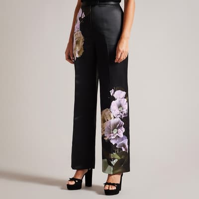 Black Nayaat High Waisted Trousers