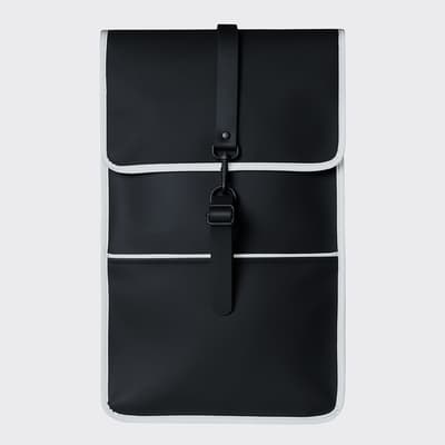 Black Unisex Backpack Reflective