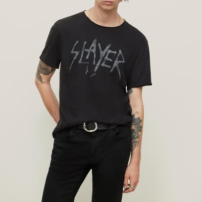Black Slayer Raw Edge T-Shirt