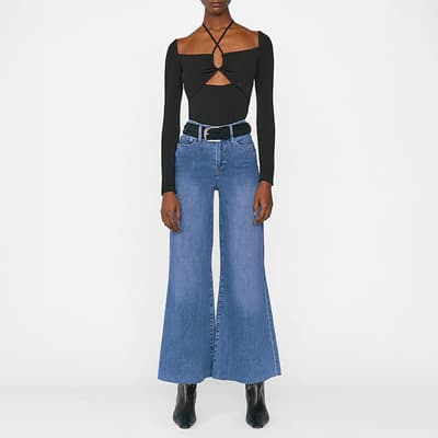 Blue Le Palazzo Crop Jean