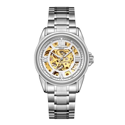 Men's Anthony James Limited Edition Silver Watch