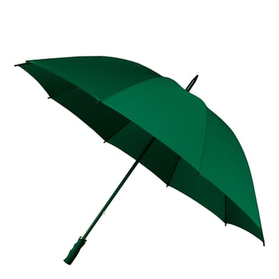 Large Gold Umbrella Dark Green