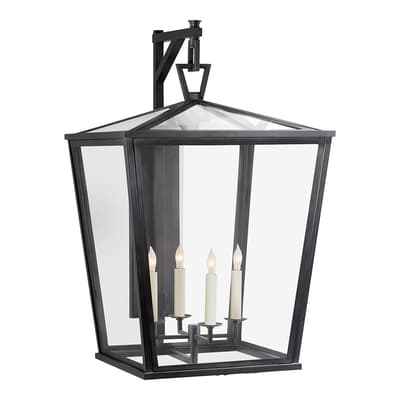 Darlana Large Bracket Lantern in Bronze