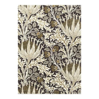 Artichoke Charcoal Mustard 127105 200X280 Rug