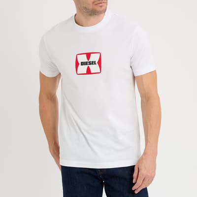 White Diegor Cotton T-Shirt