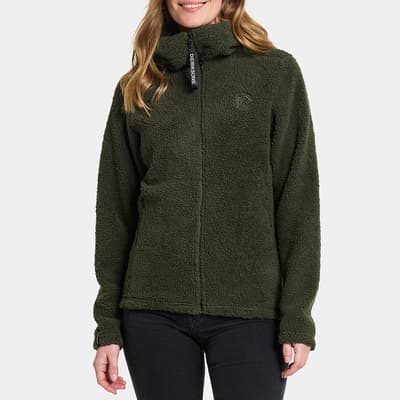 Green Anniken Full Zip Fleece