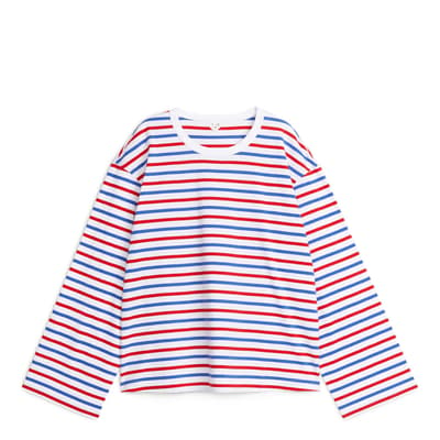 Striped Red Oversized T-shirt