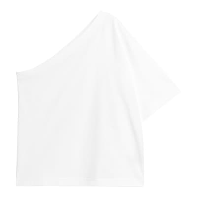 White One-Sleeve T-shirt