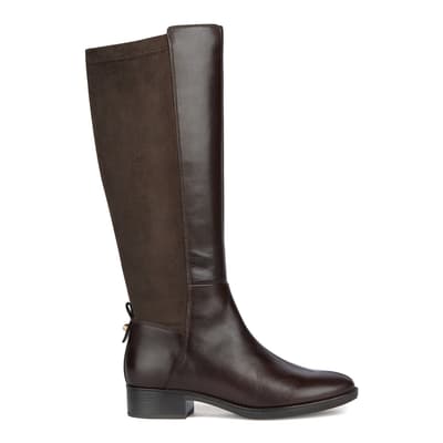 Women's Brown Leather Felicity Long Boot