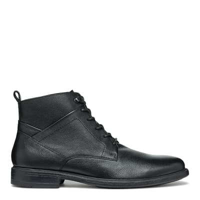 Men's Black Leather Terence Lace UpBoot