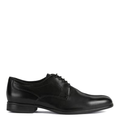 Men's Black Leather Lacopo Shoe