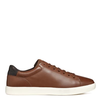 Men's Brown Leather Avola Trainer