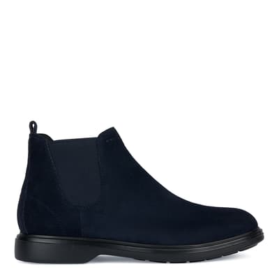 Men's Navy Suede Ottavio Boot