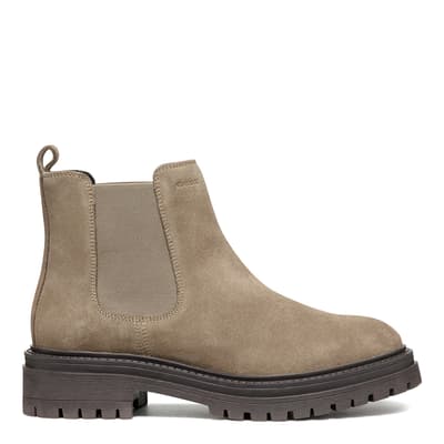 Women's Beige Suede Iridea Ankle Boot