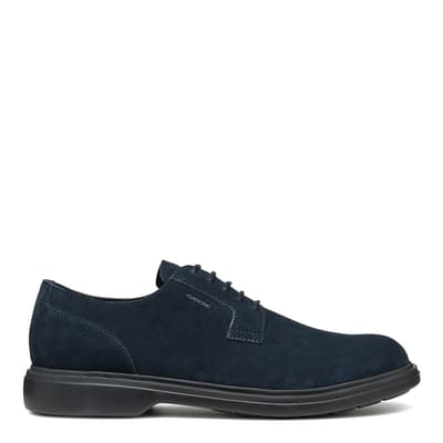 Men's Navy Suede Ottavio Shoe