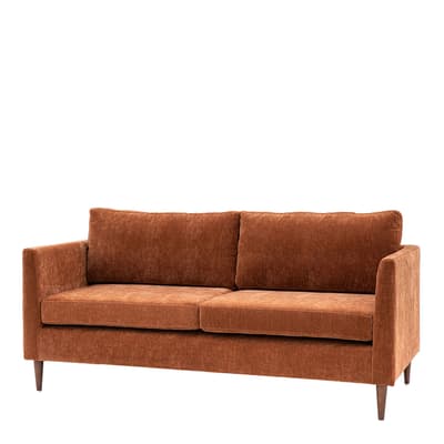 Oistins Sofa 3 Seater, Rust