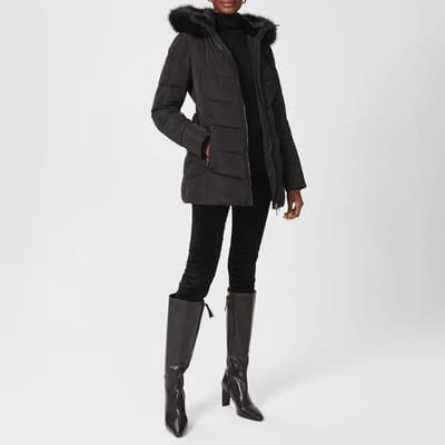 Black Allie Puffer Coat