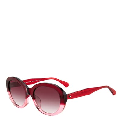 Pink Doubleshade Round Sunglasses