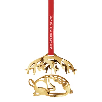 Christmas Mobile Deer 18KT Gold Plated