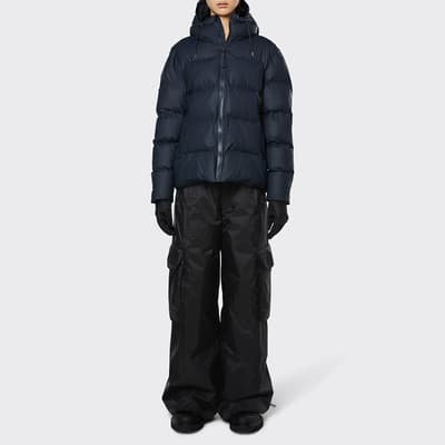 Navy Unisex Waterproof Puffer Jacket