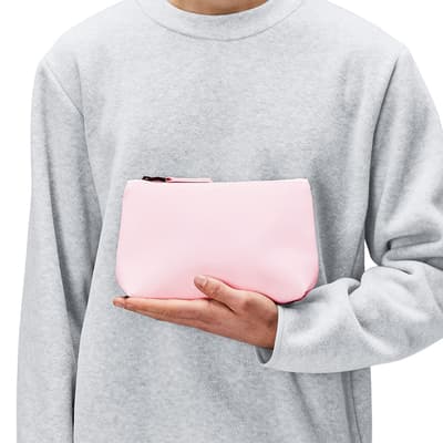 Pink Unisex Waterproof Cosmetic Bag