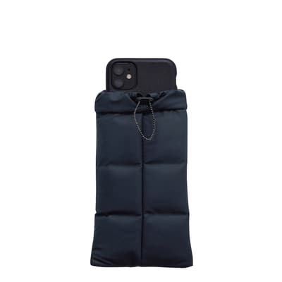 Navy Unisex Quilted Phone Cover