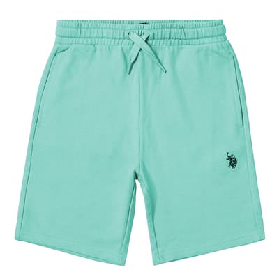 Younger Boy's Green Core Cotton Shorts